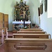 L'interno della cappella di Hohenegg.