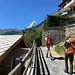 Aufstieg in Zermatt.