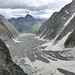 Rückblick auf den Miage-Gletscher
