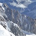 Wunderbarer Blick auf den Teufelsgrat am Mont Blanc du Tacul