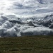 Tolle Wolkenstimmung über Zermatt.