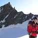 Myself with Lenzspitze S-ridge in the background.<br />
