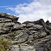 Gipfelaufbau und -kreuz der Durrenseespitze.