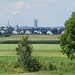 Augsburg, St. Ulrich und Afra und der Hotelturm beherrschen den Horizont.