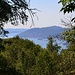 Blick zum Lago Maggiore und zu den Borromäischen Inseln im Golf von Verbania