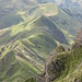 la crestina che separa la Val Varrone (destra) alla Val Biandino (sinistra), sentiero per Rifugio Santa Rita