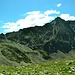 Blick vom Taschenjöchl auf den "falschen" Berg (Bergler Spitze).