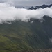 Alp Blengias Su mit Fil Blengias in den Wolken