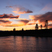 Sonnenuntergang beim Madison River