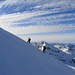 Skitourenidylle - kurz vor Erreichen des Selun-Gipfels 