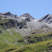 Auf der anderen Talseite: Piz Mungiroi, Piz Predarossa und Gletscherhorn.