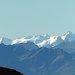 Prächtige Fernsicht in die Bernina