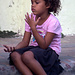 Kleines kubanisches Mädchen in Camagüey.