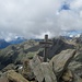 Das Mini-Gipfelkreuz; ein noch kleineres gibt es auf dem Kegelkopf in den Allgäuer Alpen