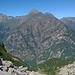 Panoramica dal Colle della Vecchia verso la Valle di Gressoney,in Valle d'Aosta.In evidenza il Mont Nery..