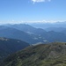 Weissensee (links), Drautal, Julische Alpen mit dem auffälligen Montasch