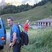Inizio camminata, seriamente...Alpe Garzot