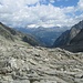 Gletscherschliff unterhalb der Niederen Gradenscharte