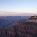 Blick bei Sonnenaufgang vom Bright Angel Point in den Grand Canyon