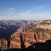 Blick bei Sonnenaufgang vom Bright Angel Point in den Grand Canyon