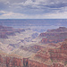 Aussicht vom Bright Angel Point in den Grand Canyon