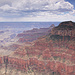 Aussicht vom Bright Angel Point in den Grand Canyon