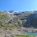 Rückblick - mit Lago del Zött und Gletscherrückzugsgebiet