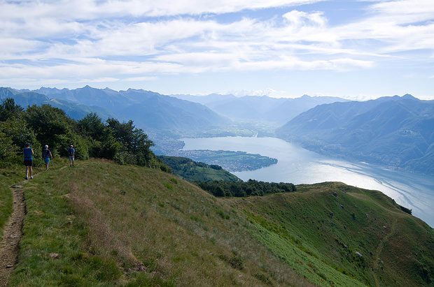 Abstieg zur Alpe di Naccio