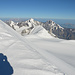 Ein erste Blick zu den anderen großen Gipfeln des Kaukasus.