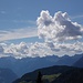 Schau auf prominente Gipfel der Lechtaler Alpen