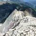 Auch der Abstieg vom Cavistrau Pign zum Piz Tumpiv verläuft meist über Dolomit ( T5+).