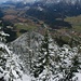 Blick vom Osterfeuerkopf hinab nach Eschenlohe