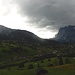 "Vorhang zu" über Wetterhorn und Grindelwald
