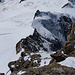 Gratrückblick "Mönch Südwestgrat" aufs Jungfraujoch und die Sphinx.