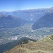 salendo verso il Legnone : vista sulla Valtellina