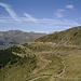 Vue en arrière alors que je suis encore loin de La Chaux