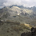 Východná Vysoká - Ausblick am Gipfel in etwa nordöstliche/östliche Richtung über das Tal Veľká Studená dolina mit zahlreichen Bergseen.