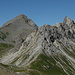 View back to Älplihorn and Strel during my ascent to Ducanfurgga.