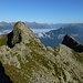 4. Tag: Traversierung vom Pizzo Magn zum Zwischen- und N-Gipfel (rechts). Zuhinterst am Horizont Galenstock und Winterberg