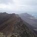 Blick nach Westen über kahle Berge Richtung Punta de Jandia