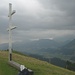 Auf dem Grashügel P.1252,0m nördlich vom Bock hat's immerhin ein kurioses Gipfelkreuz ;-)