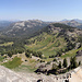About 180 degree panorama from the top (east to west)