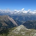 Panorama verso la Svizzera,il Vallese