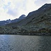 Il lago a quota 2388 metri, poco prima della Bocchetta di Curciusa.