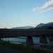 die tolle Holzbrücke bei Vaduz