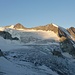 Glacier de Moiry am Morgen. 
