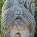 Úhošť, Obelisk, Detail (möglicherweise Selbstportrait des Künstlers)