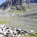 Der kleine See hinter der Hütte.
