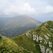 Monte Grona : vista sulla sella da Sant'Amate verso il Monte Bregagno