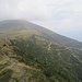 Sella di Sant'Amate e pendio verso il Bregagno